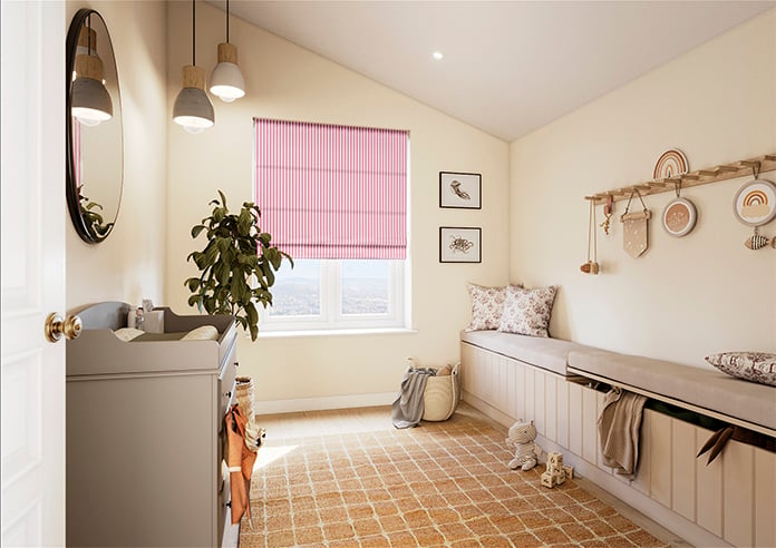 The British Stripe Co. Catherine, Notting Hill No.3 - Twist&Fit Roman Blind - Image 7